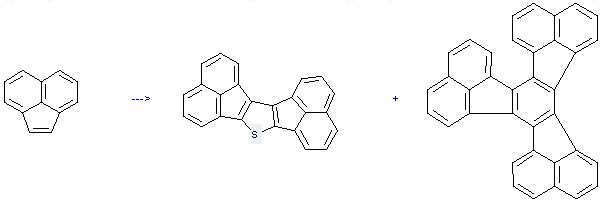 Diacenaphtho[1,2-b:1',2'-d]thiophene can be prepared by acenaphthylene at the ambient temperature